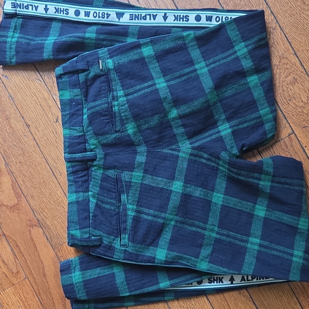 Scotch And Soda Loose Tapered Plaid Adjustable Pants (8/128) - Picture 9 of 10